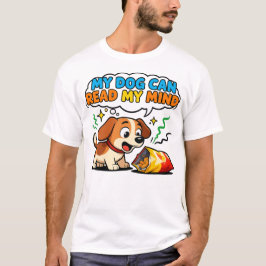 T-ShirtMin Hund Kan Läsa Mina Tankar T Shirt
