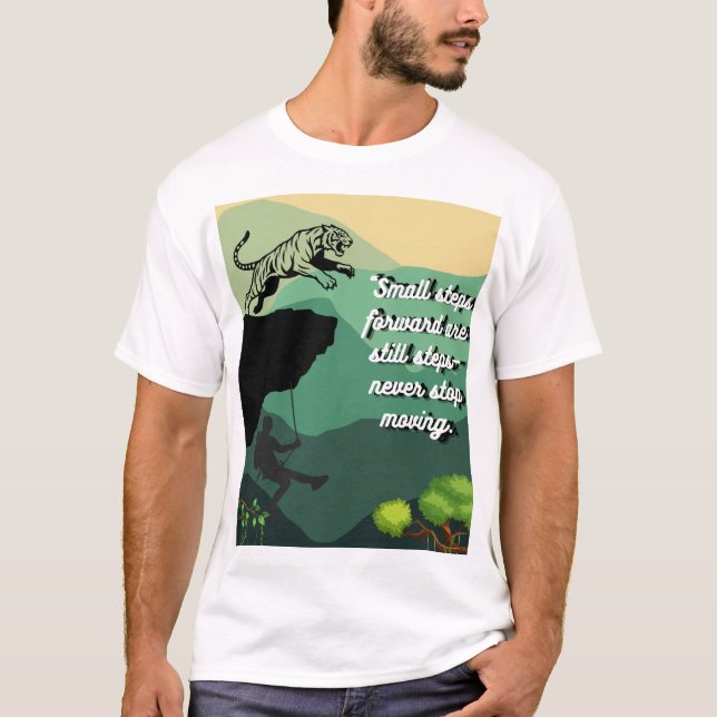 T-ShirtMotivational Tiger & Kliber Graphic T-Shir T Shirt (Framsida)