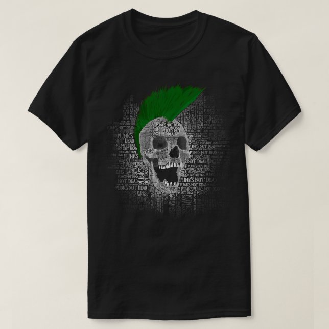 T-ShirtPunk's Not Dead T-Shirt (Design framsida)