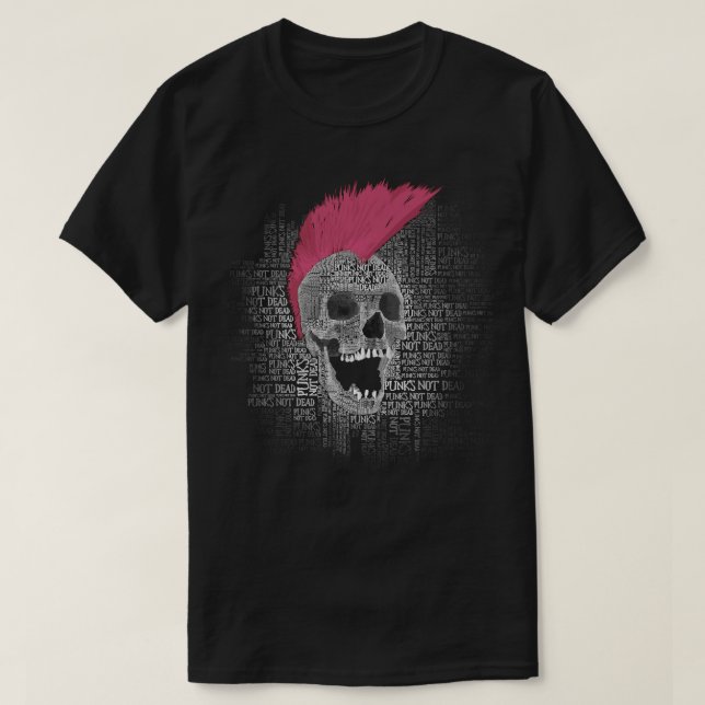T-ShirtPunk's Not Dead T-Shirt (Design framsida)