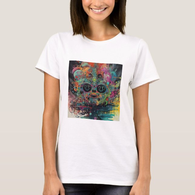 T-Shirts art abstrait (Framsida)