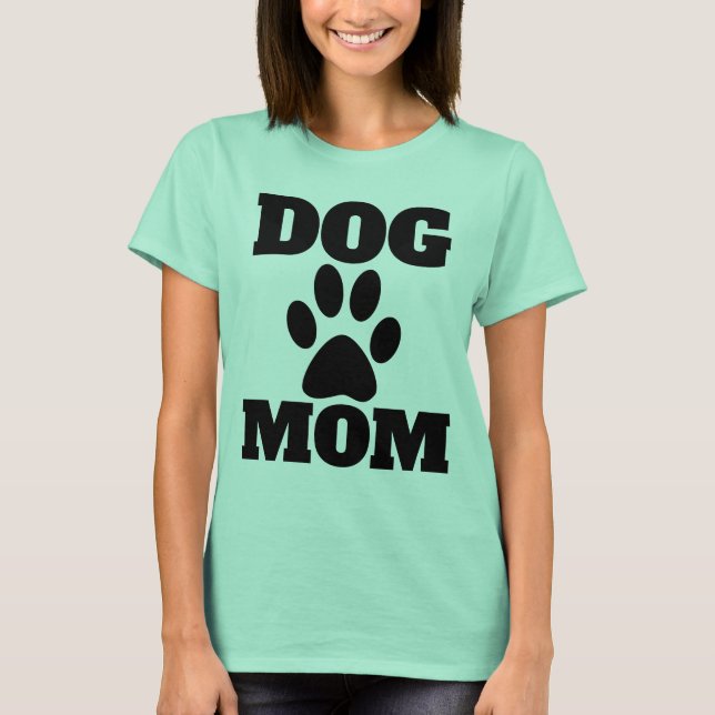 T-shirts av hund MAMMA (Framsida)