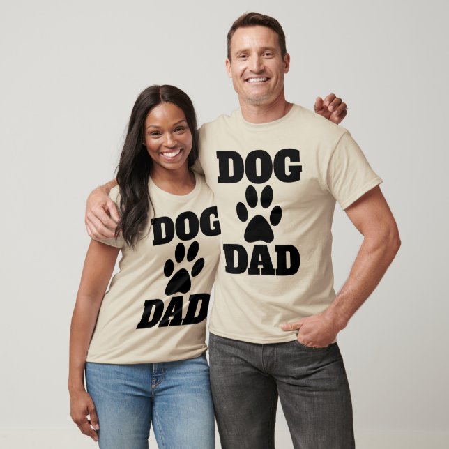 T-shirts av hund PAPPA (Unisex)