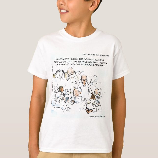 T-shirts av Londons Times Cartoons (Framsida)