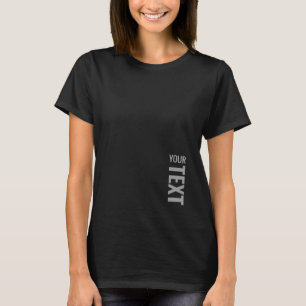 T-Shirts (Basic Black Mörk) för kvinnor lägger til
