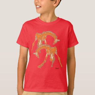 T-SHIRTS BOY'S ELLER NÅGON: GIRAFFES