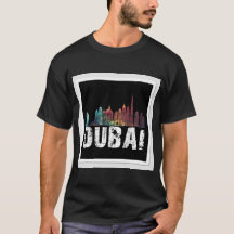 T-shirts-design med "Dubai"