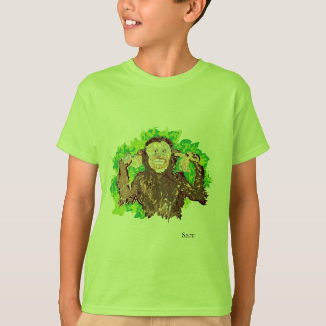T-Shirts : En dags apa (Framsida)