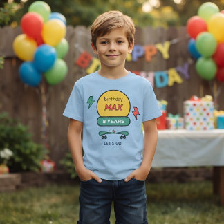 T-shirts för barn Skapa din egen födelsedag, Anpas