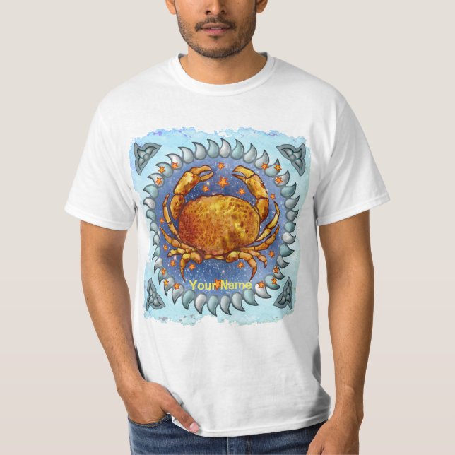 T-shirts för cancerkrabfödelsedags (Framsida)