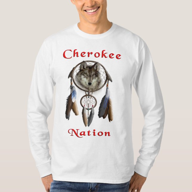 T-shirts för Cherokee-indianer (Framsida)
