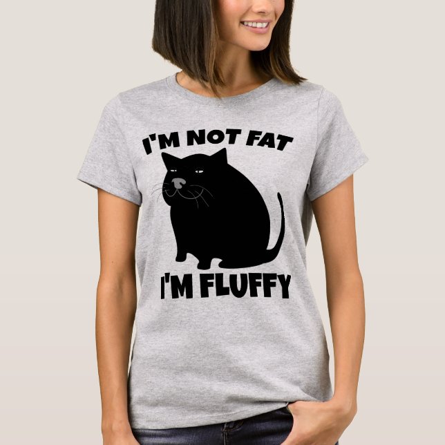 T-SHIRTS FÖR FLUFFY FUNNY MED ICCAT NOT TJOCK (Framsida)