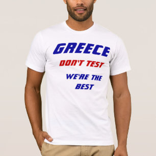T-shirts för grekiska olympiska spel