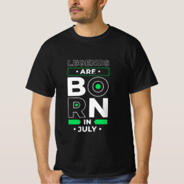 T-shirts för herrar med födelsedag i juli - Legend