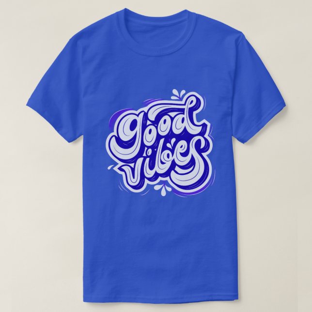 T-Shirts för män med bra vibbar (Design framsida)