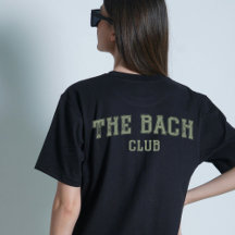 T-shirts för möhippa med namn från Bach-klubben