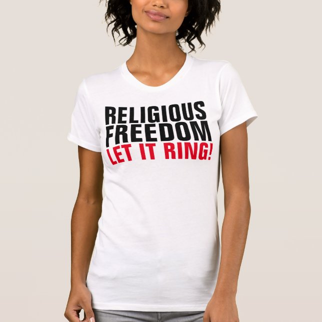 T-shirts för religiös frihet (Framsida)