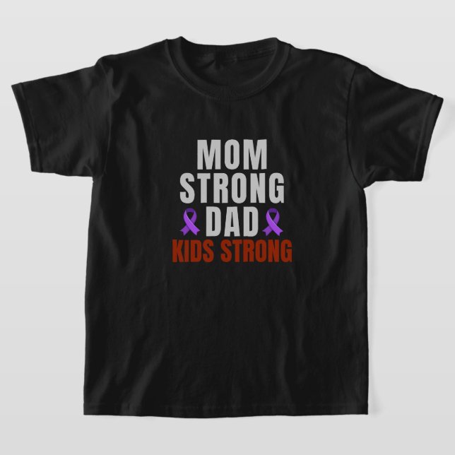 T-shirts för stark familjeanda – Stöd och hopp (Laydown)