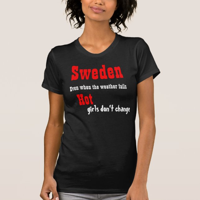 T-shirts för svenska hetter (Framsida)