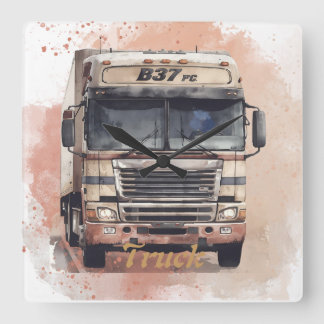 T-Shirts Fyrkantig Klocka