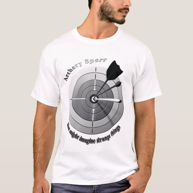 T-Shirts in Design Archery Sport 3D (Framsida)