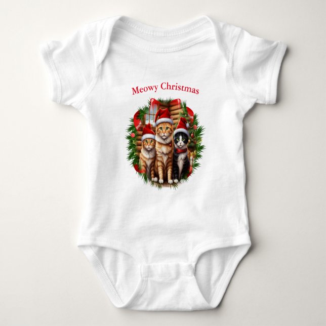 T-shirts jul, katter (Framsida)