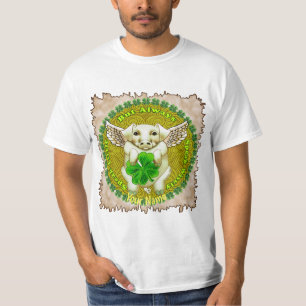 T-shirts med anpassningsbarna Irish Flies Gris