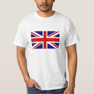 T Shirts med British Union Jack flagga