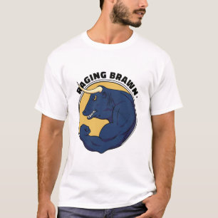 T-shirts med raging Bull Circle