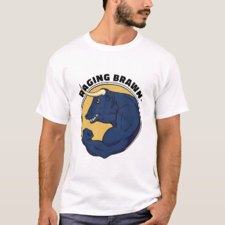 T-shirts med raging Bull Circle