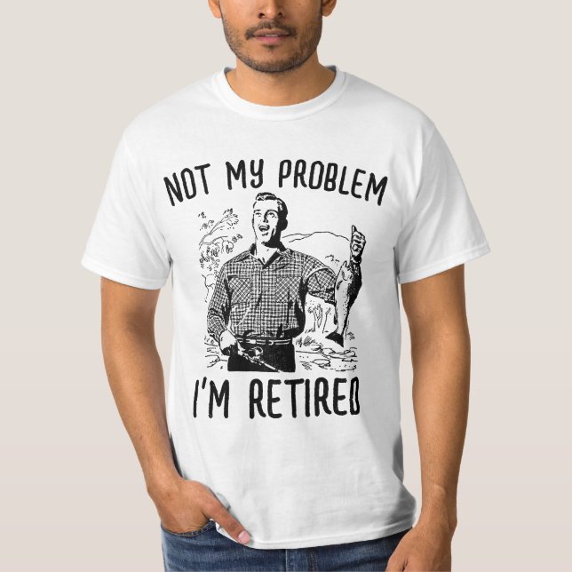 T-shirts MED RETIRED PENSION (Framsida)