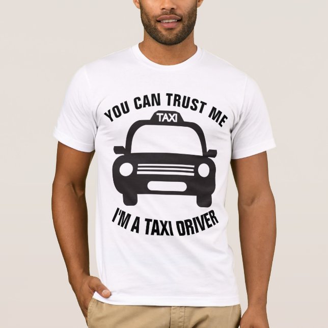 T-shirts med taxi (Framsida)
