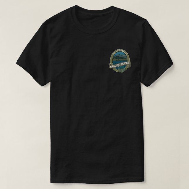 T-shirts Mt Tamalpais Marin County California (Design framsida)