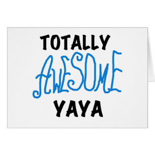 T-shirts och presenter, Fantastisk Yaya Hälsningskort