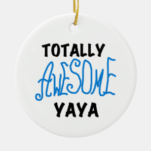 T-shirts och presenter, Fantastisk Yaya Julgransprydnad Keramik