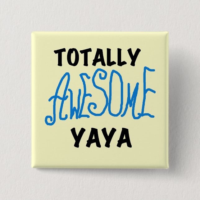 T-shirts och presenter, Fantastisk Yaya Knapp (Framsida)