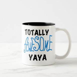 T-shirts och presenter, Fantastisk Yaya Två-Tonad Mugg