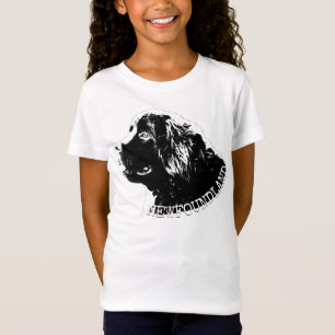 T-shirts och presenter för flickor med Newfoundlan
