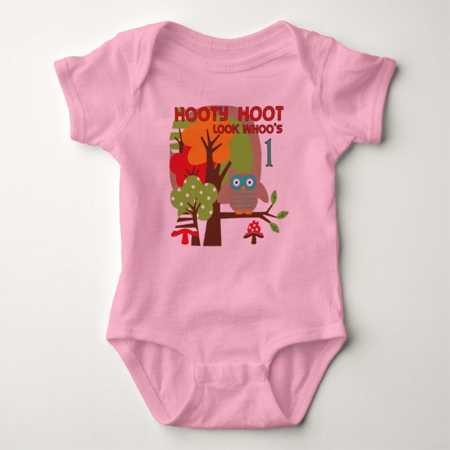 T-shirts och presenter för första födelsedag i ugg (Framsida)