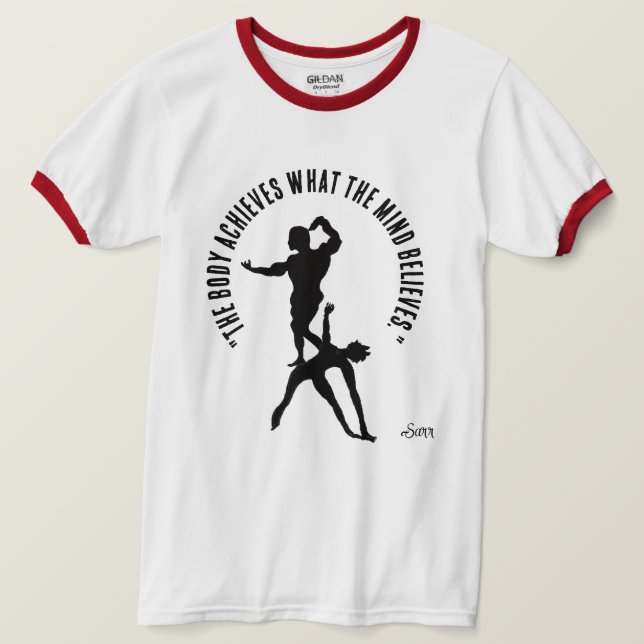 T-shirts : Positivt tänkesätt  (Design framsida)