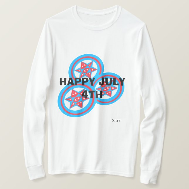 T-shirts Stars Bangle Banner (Design framsida)