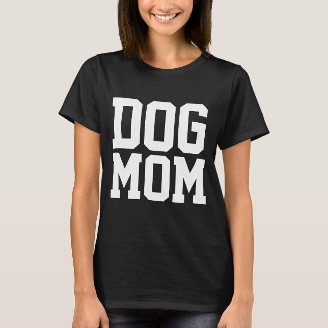 T-SHIRTS TEES HUND MAMMA DAM (Framsida)