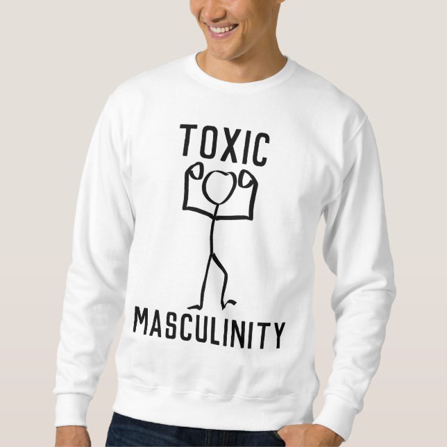 T-Shirts TOXIC MASCULINITY Lång Ärmad Tröja (Framsida)