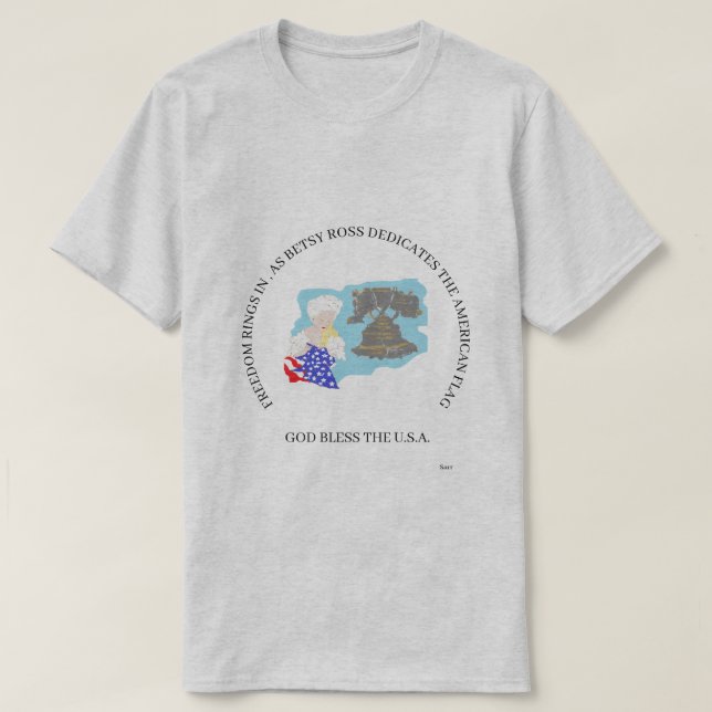 T-Shirts : Välsigna dig och USA (Design framsida)