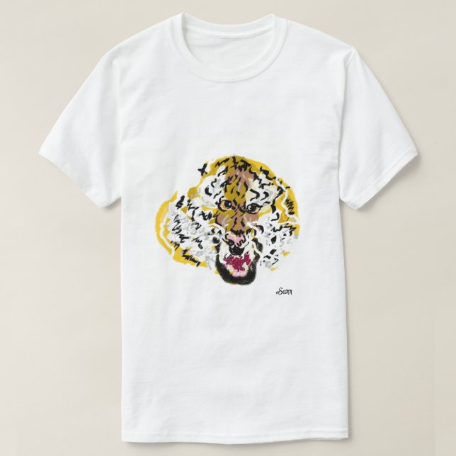 T-shirts: Vild som en tiger T Shirt (Design framsida)
