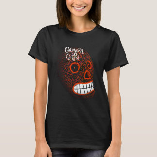 T-shirts with skull drawings