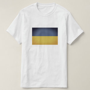 T Shirts with vintage Ukraina flagga