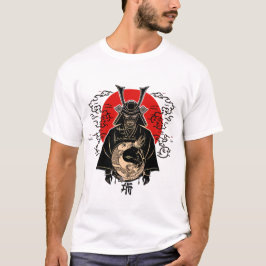 T-ShirtSamurai and Rising Sun – Japanese Art Illus T Shirt