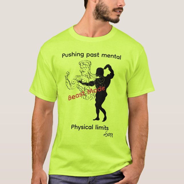 T-Shirtsor : Beast Mode  T Shirt (Framsida)