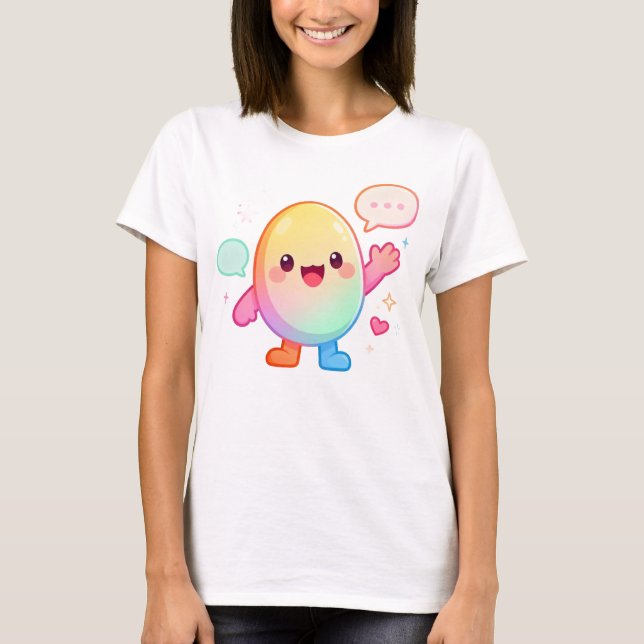 T-ShirtThe Funny Egg Life T Shirt (Framsida)